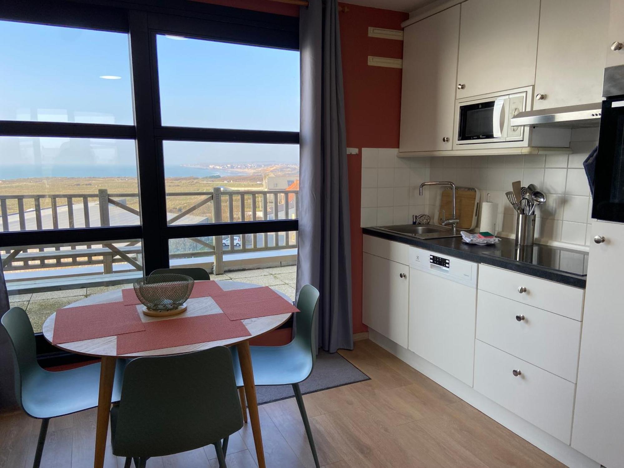 La mer vue d'en haut , duplex à la naturelle sur la côte d'opale Wimereux Exterior foto