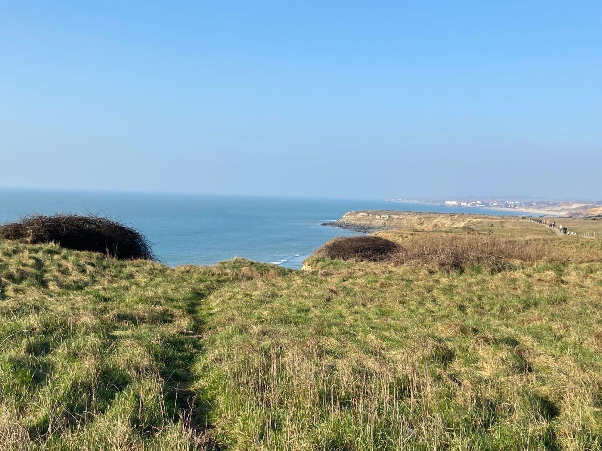 La mer vue d'en haut , duplex à la naturelle sur la côte d'opale Wimereux Exterior foto
